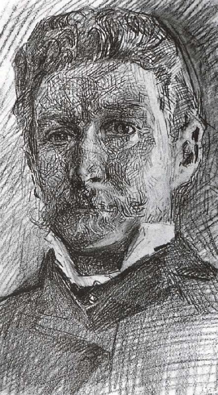 Mikhail Vrubel Self-Portrait oil painting image